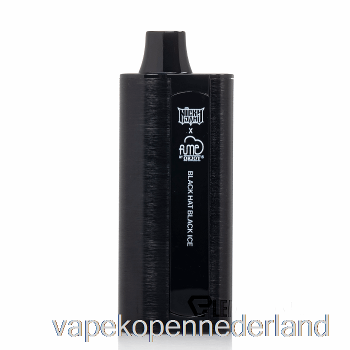 Vape Nederland Nicky Jam X Fume 10000 Wegwerp Zwarte Hoed Zwart Ijs